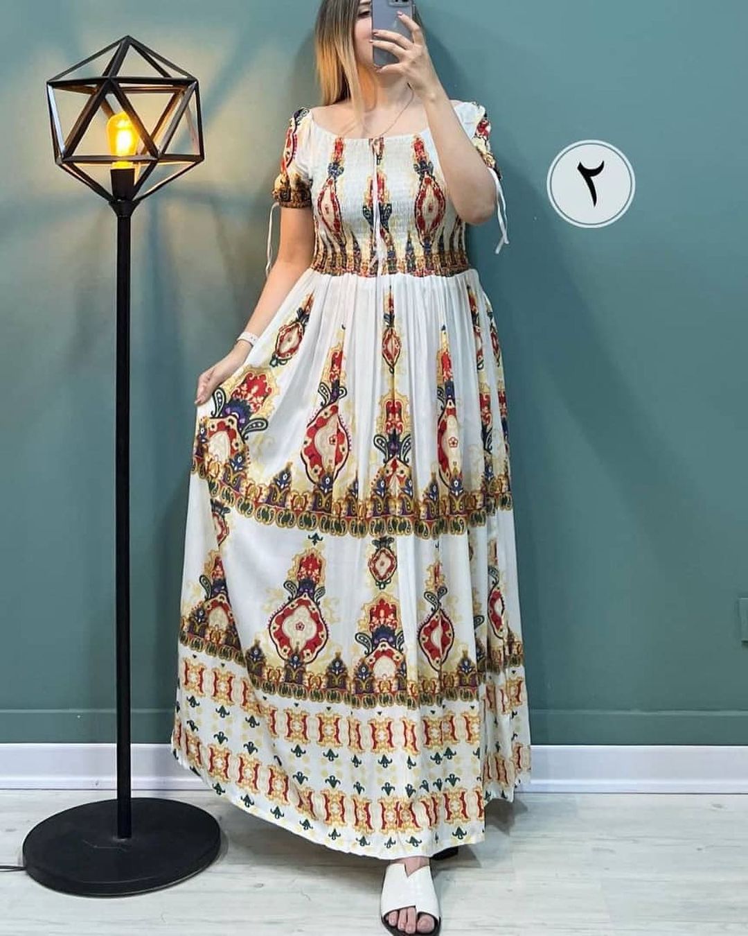 Women's Off-Shoulder Floral Printed Rayon Fit & Flare Maxi Dress – Stylish Nightwear & Beachwear